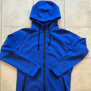 Men’s Nike Tech Fleece Blue Hoodie barely worn